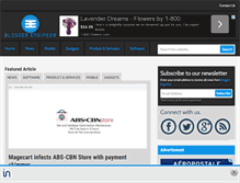 Tablet Screenshot of bloggerengineer.com